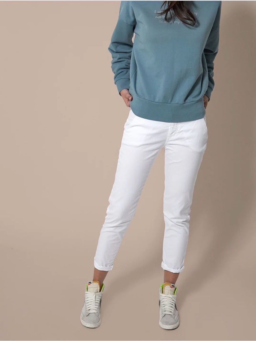 Siwy White Chinos Size 26
